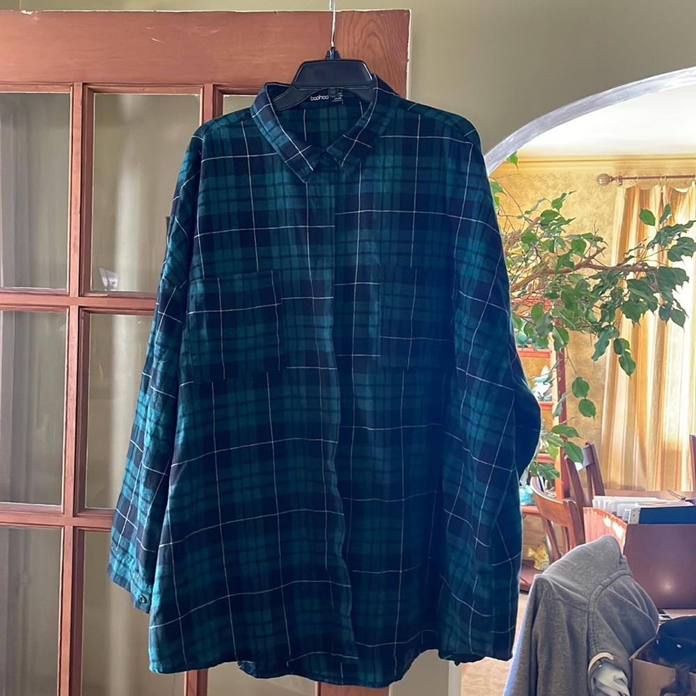 Plaid flannel shirt